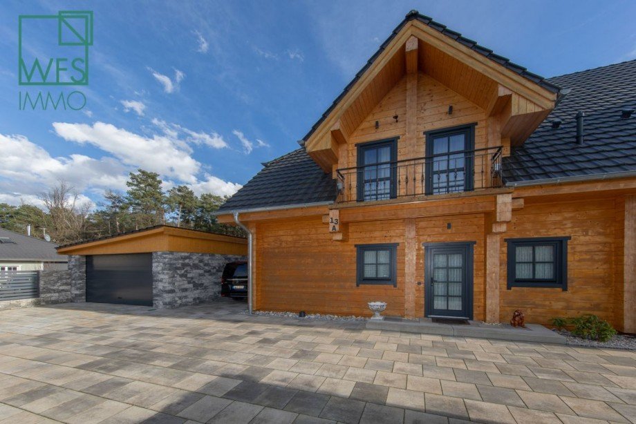 Holzblockhaus wendisch rietz 27 Doppelhaush�lfte Wendisch Rietz